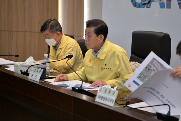 강화군은 지난 7일 외포리 수산관광 거점 어항개발 연구용역 보고회를 가졌다.<사진=강화군청>