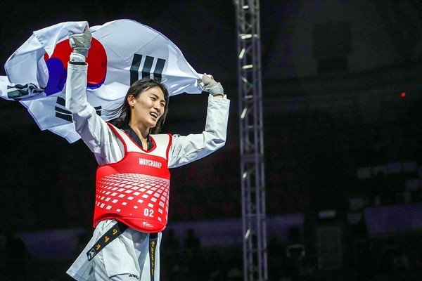 인천 동구 여자태권도팀 소속 이예지 선수 [사진 = 동구청]